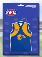 AFL West Coast Eagles Guernsey Car Air Freshener