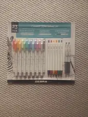Zebra Creative Notetaking Set Mildliner ClickArt Sarasa Mark On, 23 Pack