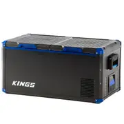 KINGS Stayzcool 90L Fridge Freezer Portable Camping Cooler 12V 24V 240V Car Boat