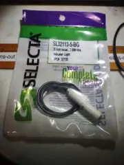 SELECTA SL32113-5-BG GREEN LENS INDICATOR LIGHT 28V INCANDESCENT QUAN 1