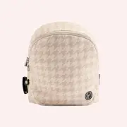 Portier Brio Belt- Neutral Houndstooth by Portier | the memo