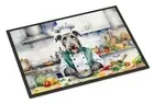 NEW Irish Wolfhound The Chef Doormat Front Door Mat Indoor Outdoor Rugs for