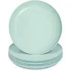 Okuna Outpost Wheat Straw Plates Unbreakable Plate Mint 8 In 6 Pack