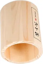 Generic Mini Zen Garden Wood Storage Box with Rakes Multi Functional Makeup Organizer and Wood Bucket for Brushes for Office and Home Decor