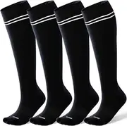 [LEVSOX] Bamboo Compression Socks for Women&Men 20-30 mmHg Knee High Cute Support Socks for Nurses, Pregnant Women, Travel