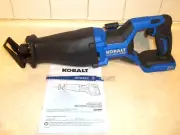 NEW Kobalt KRS-224B-03 24V 24Volt Variable Speed Brushless RECIPROCATING SAW