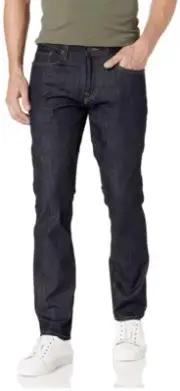 Buffalo By David Bitton Men's Slim Ash Jeans Stretch Rinse Wash Indigo 30x30 $99