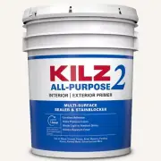 2 Gal. Primer & Sealer White Interior/Exterior Multi-Surface KILZ 2 ALL PURPOSE