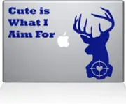 The Decal Guru Deer Hunting MacBook Decal Vinyl Sticker - 13" MacBook Pro