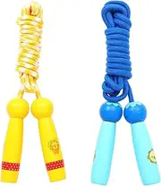 PAMINGONO 2Pcs Jump Ropes Fun Skipping Rope for Exercise Design for Boys and Lightweight Durable and Safe for Indoor Play