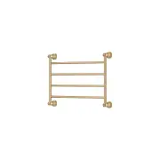Lillian 600x450mm Heated Towel Rail, Urban Brass