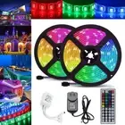 1m-30m RGB LED Strip Lights 5050 SMD Waterproof 12V 44key IR Controller