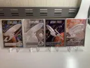 1998 Vintage Star Trek Franklin Mint Pewter Card Complete 4 Types