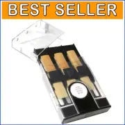 Large Black Humidity Control Reed Case for Bass Clarinet and Tenor Saxophone