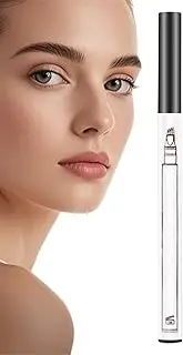 Pencil Eyebrow,Natural Look Brow Pen - Portable 4 Tipped Brow Pen for Ladies Girls Travel, Waterproof Eyebrow Makeup Tool