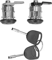Front Door Lock Barrels LeftRight Locking Cylinder Keys Ideal Car Security Enhancer for Courier//KA