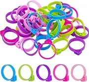 120Pcs Pastry Bag Ties, Silicone Icing Bag Ties, Decoration Piping Bag Ties for Pastry Baking Cookies, Reusable Baking Pastry Bag Ties for Cupcakes Cookies and Pastry Seal (Multicolor)
