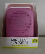 Vivitar Bluetooth Wireless Speaker Waterproof Pink, 1PX4 Waterproof