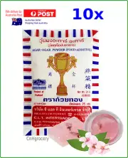 10 x Thai Agar Agar Powder Gold Cup 25g - BB: 14/07/2025
