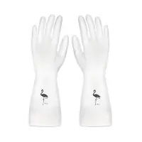 在飛比找蝦皮商城優惠-家務手套 透白款 加厚 耐用 橡膠手套 防水 手套 防滑手套
