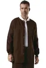 Cherokee Men Warm Up Scrubs Jacket Workwear Originals Snap Front 4450, S,