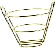 Hollow out Metal Snack Basket for Fried Chicken and French Fries Stylish Food Holder for Parties Picnics and Restaurants and Easy to Clean Snack Serving