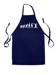 Evolution Of Man Cricket - Unisex Kids Apron - Player Twenty Love Wickets Ball