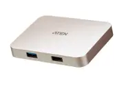 Aten USB-C Multiport Dock with Nintendo Switch, Android and iPad Pro (USB-C) support, HDMI 4K output, supports Windows + Mac (US