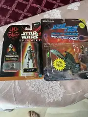 Vintage Sealed Star Wars/Star Trek Toys C3PO Ship