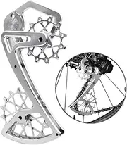 for Bike Rear Derailleur 12T+16T Pulley Wheels for SRAM 11/12-Speed Oversized derailleur Pulleys Ultra-Light Ceramic Bear