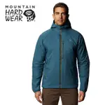 美國 MOUNTAIN HARDWEAR KOR STRATA 防潑水連帽化纖保暖外套 男款 冰島藍 #L