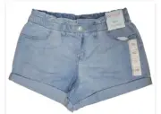 Cat And Jack Girls' High-Rise Shorts Medium Wash XL Plus Brand New