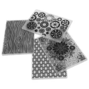 4Pcs Plastic Embossing Folders Embossed Template Card Making Scrapbooking Tool