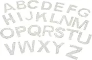 [jojofuny] 1Set Rhinestone Alphabet Embroidery Patches DIY Applique Patches for Jeans Bags Hats and Clothing for Repairs and