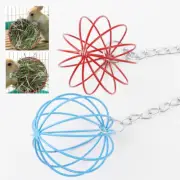 Pet Rabbit Hay Manger Food Feeder Grass Rack Ball Guinea Pig Hamster Feeding Diy