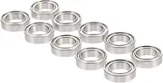 jojofuny Rc Car Parts 10pcs 7 * 11 * 3mm Steel Metal Ball Bearings for Rc Cars Toys