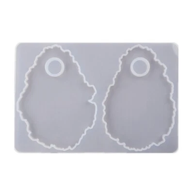 Cosmetic Makeup Palette Spatula Tool Resin Casting Molds Tray Irregular Moulds