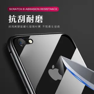 iPhone6 6sPlus 手機保護殼金屬磁吸單面玻璃保護套款(6PLUS手機殼 6SPLUS手機殼)