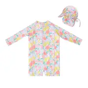 Big Softies-2 Pc Swimsuit & Hat-Fruit