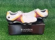 New Mens Footjoy Dry Joys Golf Shoes Size 12M NFL Washington Redskin Logo/Gary