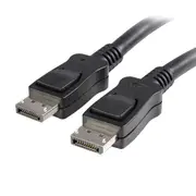 StarTech 5m Long DisplayPort 1.2 Cable with Latches M/M DisplayPort 4k