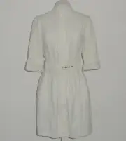 BNWT:BEAUTFIUL SASS&BIDE CREAM SHIRT DRESS US 6 AUS 10/12 "SHE WANDERS ALONE"