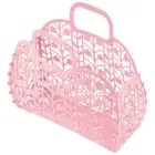 Bathroom Hollow Washing Storage Basket Removable Shower Basket Plastic Bath BaT8