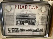 Phar Lap -Hand Signed by Maiden Jockey Jack Baker Limted Edition to 50 worldwide