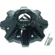 Fuel Gloss Black 8 Lug Wheel Center Cap with Riser fits Cleaver D239 1002-53GB