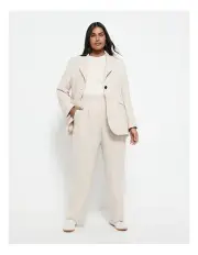 [Commonry] Tailored Pleat Front Pant in Oyster