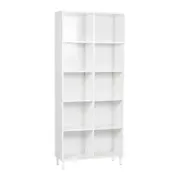 Alaska 10 CUBE BOOKCASE in Polar White