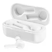 TW08 TWS HiFi Wireless bluetooth Earphone Mini Portable Stereo CVC Noise Cancelling Bilateral Call Headphone WHITE COLOR