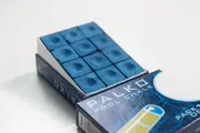 Box of Palko Pool Snooker Billiard Table Cue Chalk Blue