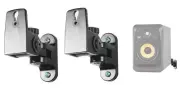 (2) Hidden Wall Mount Swivel Brackets For KRK V6S4-NA Studio Monitor Speakers